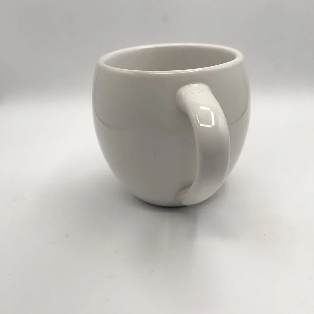 White Crate And Barrel Mug